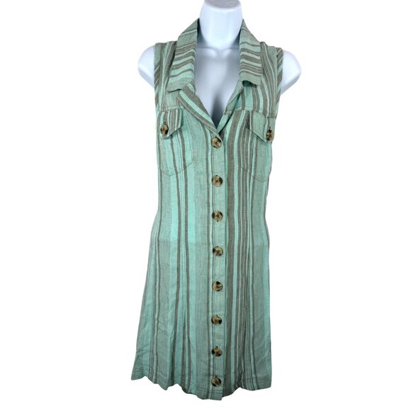 Urban Outfitters BDG‎ Jasper mini shift dress linen blend sz XL - Picture 1 of 7